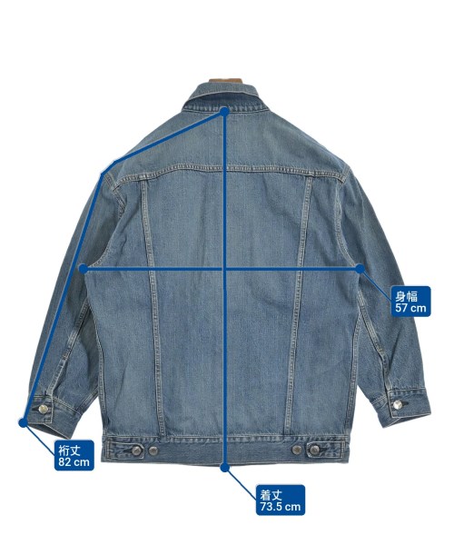 HYKE（ハイク）デニムジャケット 青 サイズ:2(M位) レディース/2200652623017