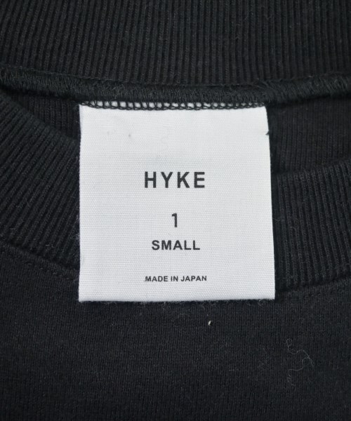 HYKE（ハイク）スウェット 黒 サイズ:1(S位) レディース/2200641665028