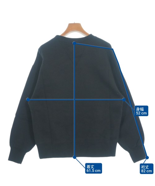 HYKE（ハイク）スウェット 黒 サイズ:1(S位) レディース/2200641665028