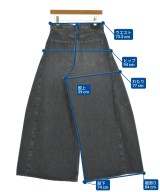 HYKE（ハイク）デニムパンツ 黒 サイズ:1(S位) レディース/2200641665110