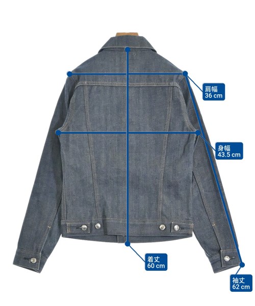 HYKE（ハイク）デニムジャケット 紺 サイズ:2(M位) レディース/2200653322063