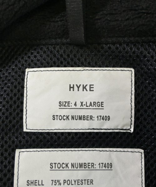 HYKE（ハイク）その他 黒 サイズ:4(XL位) メンズ/2200653432038