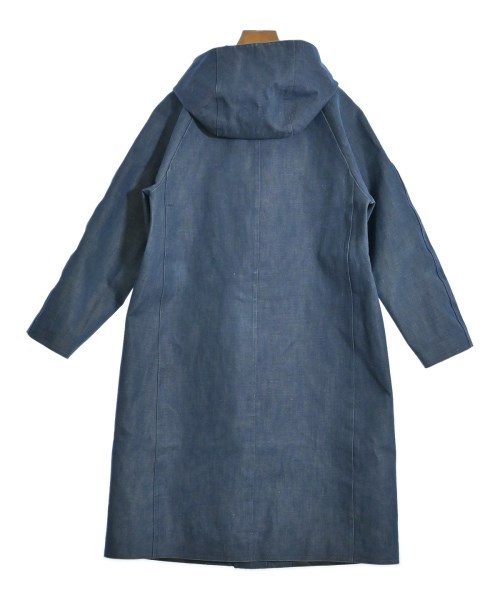 HYKE（ハイク）ステンカラーコート 青 サイズ:1(S位) レディース/2200648154082