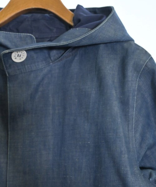 HYKE（ハイク）ステンカラーコート 青 サイズ:1(S位) レディース/2200648154082