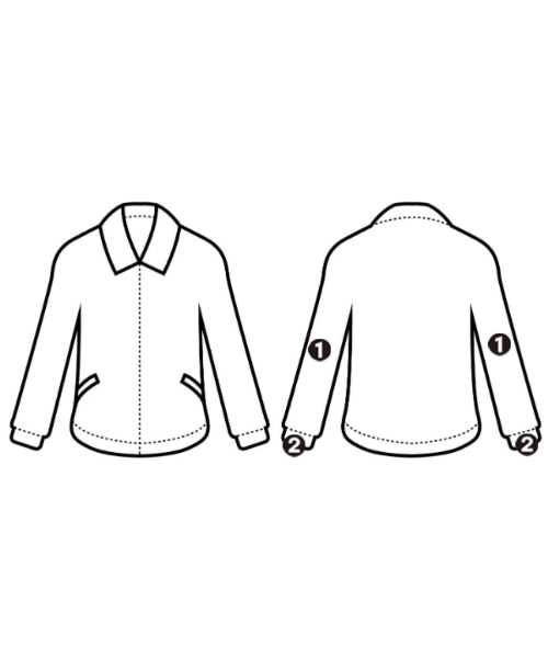 HYKE（ハイク）ブルゾン ベージュ サイズ:1(S位) レディース/2200653597027