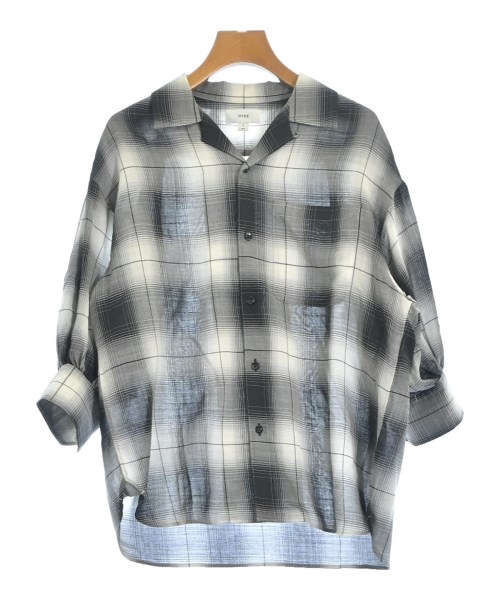 HYKE(ハイク)カジュアルシャツ 黒 サイズ:1(S位)/2200647493052