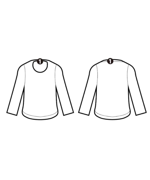 HYKE（ハイク）スウェット グレー サイズ:1(S位) レディース/2200654043059