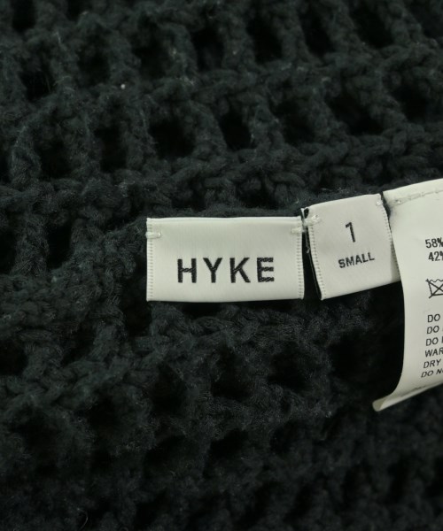 HYKE（ハイク）ニット・セーター 黒 サイズ:1(S位) レディース/2200654132012