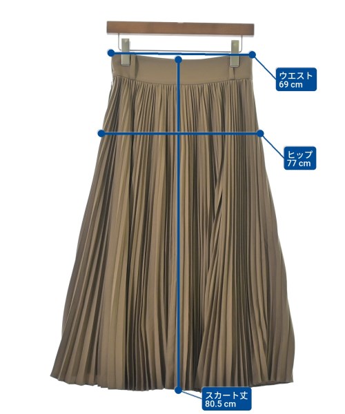 HYKE（ハイク）ロング・マキシ丈スカート ベージュ サイズ:2(M位) レディース/2200654132029