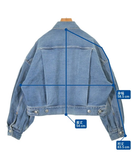 HYKE（ハイク）デニムジャケット 紺 サイズ:1(S位) レディース/2200654358030