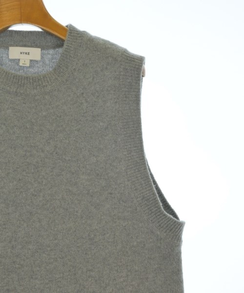 HYKE（ハイク）ベスト グレー サイズ:1(S位) レディース/2200654358047