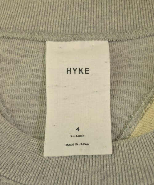 HYKE（ハイク）スウェット グレー サイズ:4(XL位) メンズ/2200700016082