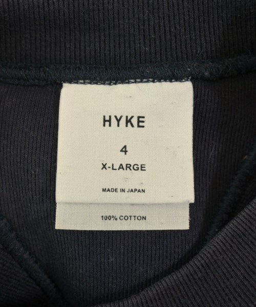 HYKE（ハイク）スウェット 紺 サイズ:4(XL位) メンズ/2200700016150