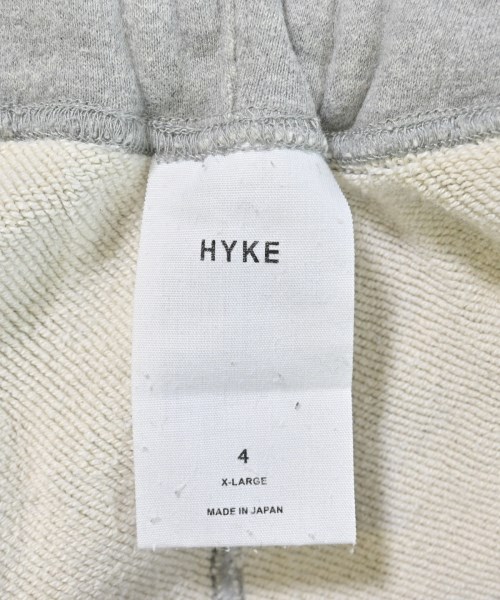 HYKE（ハイク）スウェットパンツ グレー サイズ:4(XL位) メンズ/2200700016310