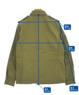 HYKE（ハイク）ミリタリーブルゾン カーキ サイズ:1(S位) レディース/2200699961028