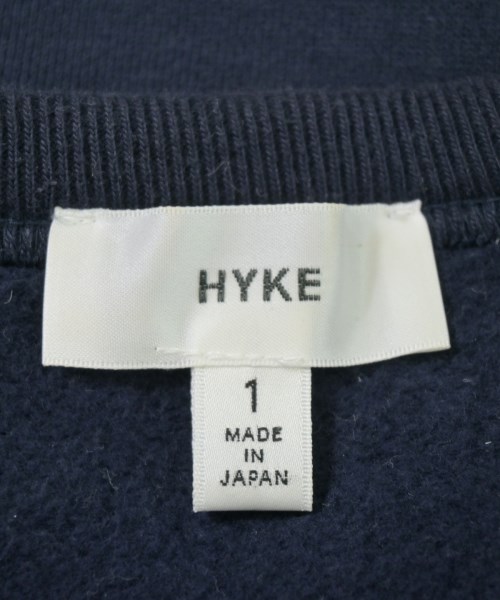 HYKE（ハイク）スウェット 紺 サイズ:1(S位) レディース/2200699961059