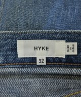 HYKE（ハイク）デニムパンツ 青 サイズ:32(XXL位) レディース/2200702651069
