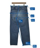 HYKE（ハイク）デニムパンツ 青 サイズ:32(XXL位) レディース/2200702651069