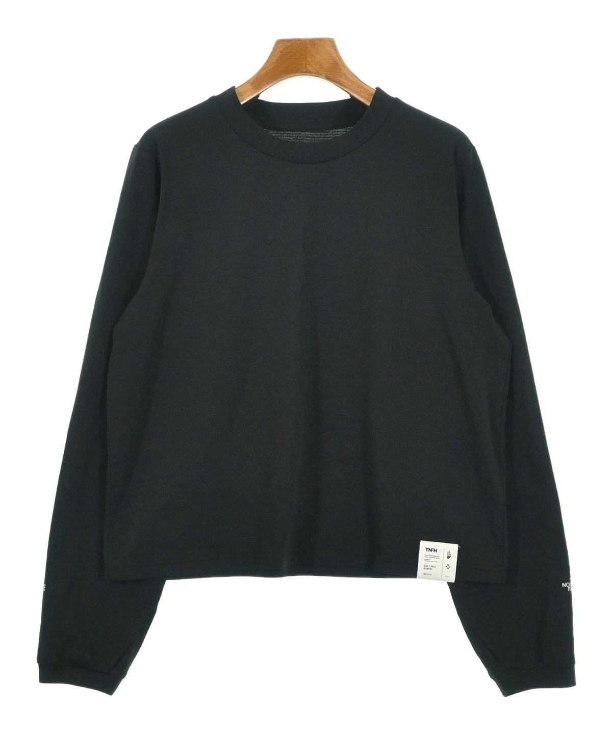 【美品】HYKE ブラック 長袖カットソー HYKE（ハイク）Tシャツ・カットソー 黒 サイズ:L レディース