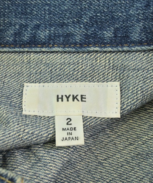 HYKE（ハイク）デニムジャケット 青 サイズ:2(M位) レディース/2200703518071