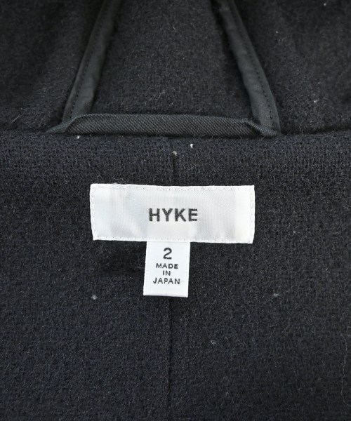HYKE（ハイク）ダッフルコート 黒 サイズ:2(M位) レディース/2200700807017