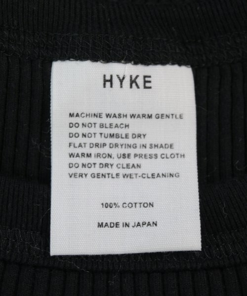 HYKE（ハイク）Tシャツ・カットソー 黒 サイズ:-(XS位) レディース/2200704225299