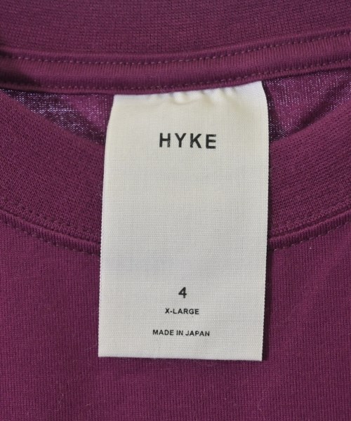 HYKE（ハイク）Tシャツ・カットソー 紫 サイズ:4(XL位) メンズ/2200704225800