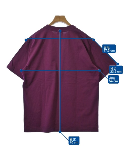 HYKE（ハイク）Tシャツ・カットソー 紫 サイズ:4(XL位) メンズ/2200704225800