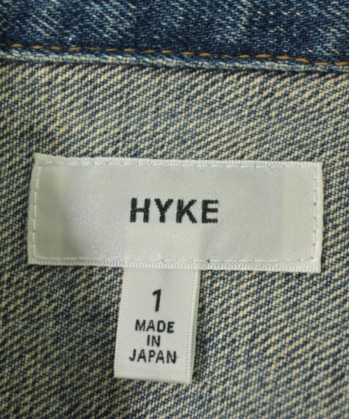 HYKE（ハイク）デニムジャケット 青 サイズ:1(S位) レディース/2200707535135