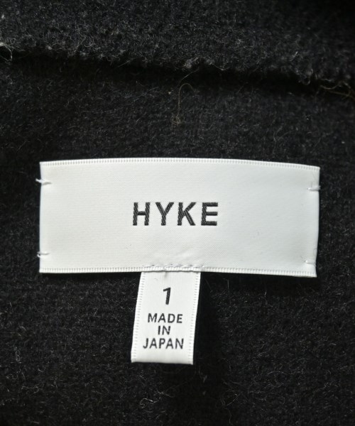 HYKE（ハイク）ダッフルコート 黒 サイズ:1(S位) レディース/2200703319012