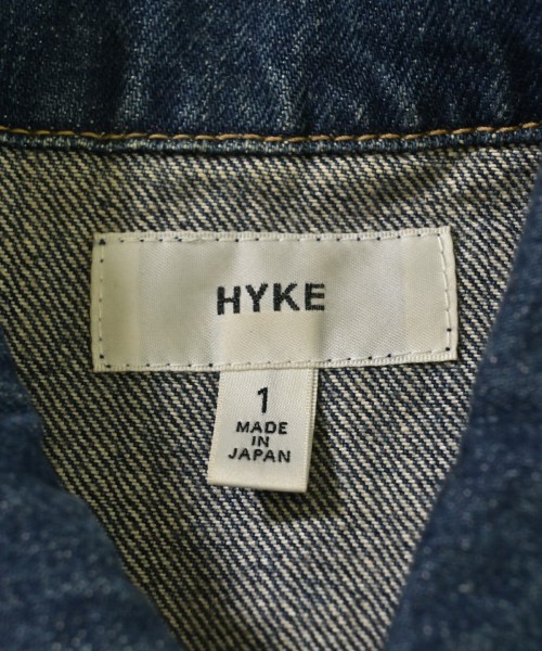 HYKE（ハイク）デニムジャケット 青 サイズ:1(S位) レディース/2200708944011