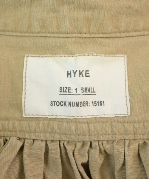 HYKE（ハイク）カジュアルシャツ ベージュ サイズ:1(S位) レディース/2200706631050