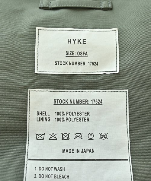HYKE（ハイク）その他 カーキ サイズ:ONE レディース/2200710442475