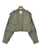 HYKE（ハイク）ミリタリーブルゾン カーキ サイズ:2(M位) レディース/2200662984054