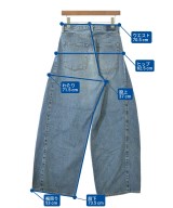 HYKE（ハイク）デニムパンツ 青 サイズ:1(S位) レディース/2200662984061