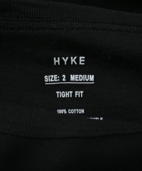 HYKE（ハイク）Tシャツ・カットソー 黒 サイズ:2(M位) レディース/2200663118052