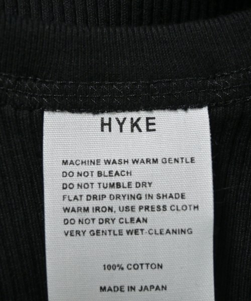 HYKE（ハイク）タンクトップ 黒 サイズ:F レディース/2200661833131