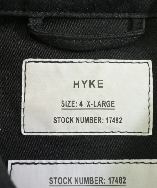 HYKE（ハイク）ミリタリーブルゾン 黒 サイズ:XL メンズ/2200663723096