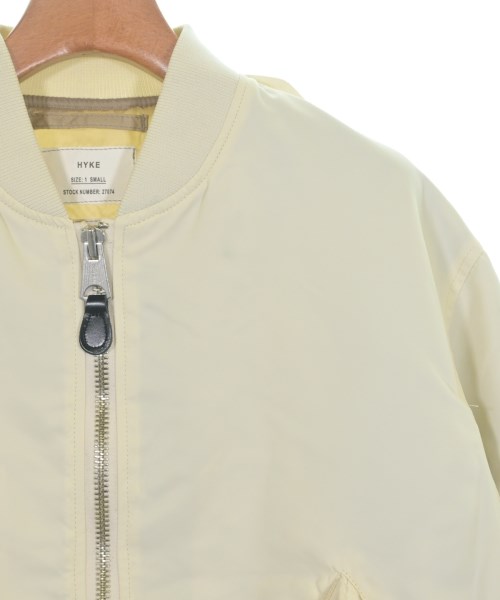 HYKE（ハイク）ミリタリーブルゾン 白 サイズ:1(S位) レディース/2200662793021