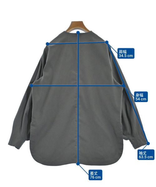 HYKE（ハイク）ブラウス グレー サイズ:1(S位) レディース/2200664248024