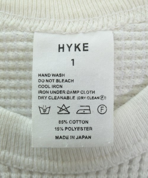 HYKE（ハイク）Tシャツ・カットソー 白 サイズ:1(S位) レディース/2200664602048