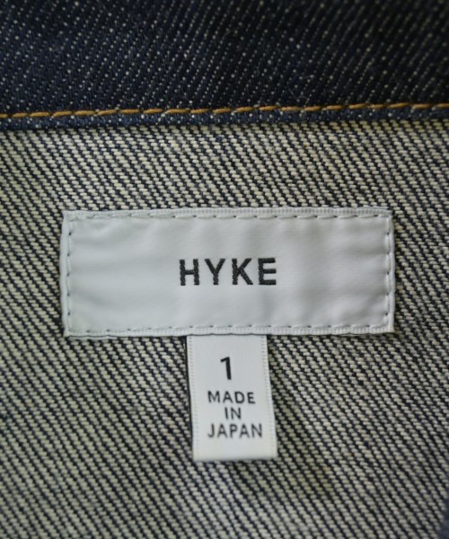 HYKE（ハイク）デニムジャケット 紺 サイズ:1(S位) メンズ/2200664681043