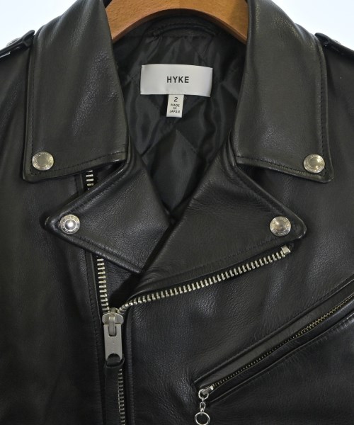 HYKE（ハイク）ライダース 黒 サイズ:2(M位) レディース/2200661363010