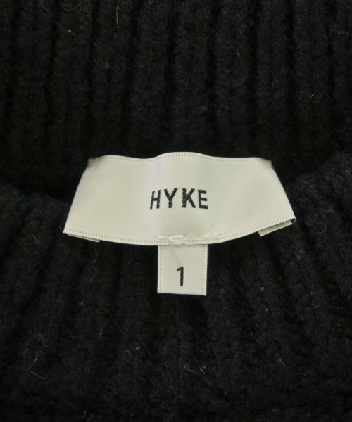 HYKE（ハイク）ニット・セーター 黒 サイズ:1(S位) レディース/2200662371038