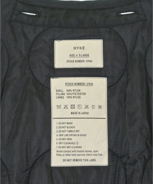 HYKE（ハイク）その他 黒 サイズ:4(XL位) メンズ/2200662820024
