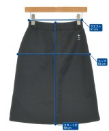 HYKE（ハイク）ひざ丈スカート 黒 サイズ:XS レディース/2200663179077