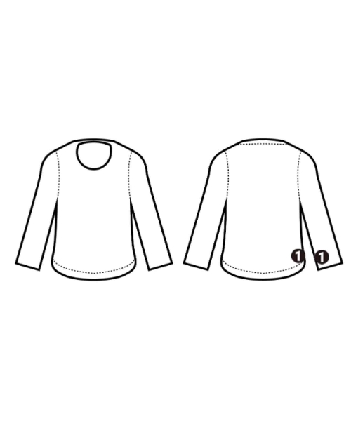 HYKE（ハイク）Tシャツ・カットソー 黒 サイズ:1(S位) レディース/2200666360014