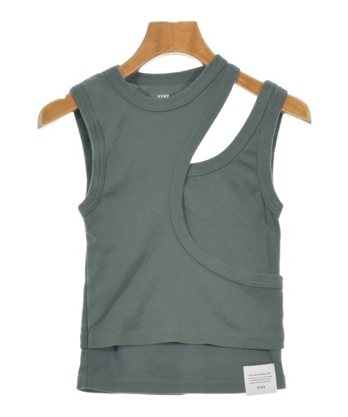 HYKE(ハイク)タンクトップ カーキ サイズ:S/2200666620026