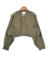 HYKE（ハイク）ミリタリーブルゾン カーキ サイズ:S レディース/2200666696038