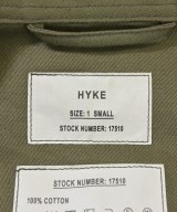 HYKE（ハイク）ミリタリーブルゾン カーキ サイズ:S レディース/2200666696038